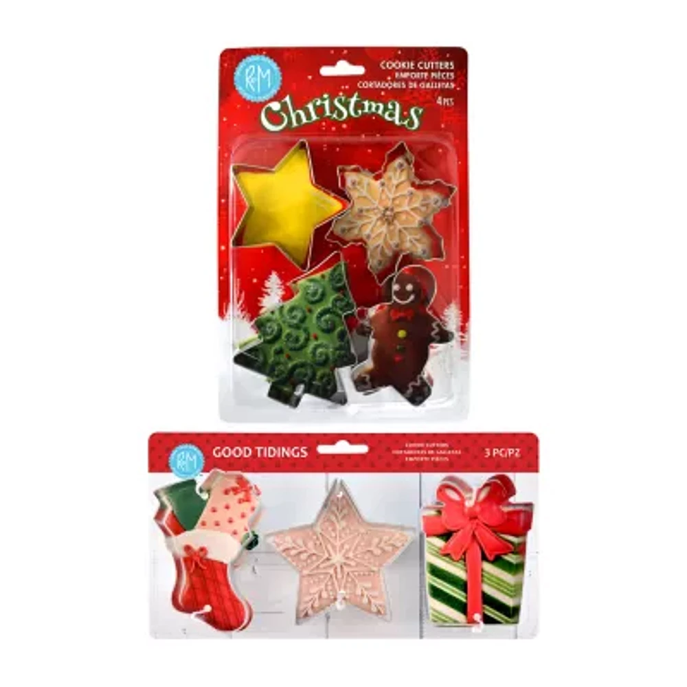 R&M International Llc Christmas and Good Tiding 7-pc. Cookie Cutter Bundle