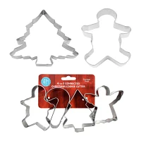 R&M International Llc Xmas Tree Gingerbread 4-pc. Cookie Cutter Bundle