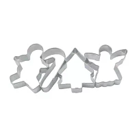 R&M International Llc Xmas Tree Gingerbread 4-pc. Cookie Cutter Bundle