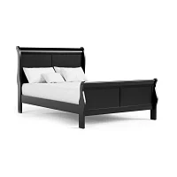 Burkhart Wood Sleigh Bed