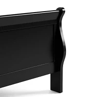 Burkhart Wood Sleigh Bed