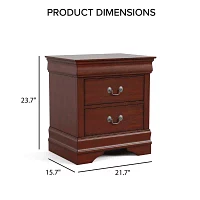 Burkhart 2-Drawer Nightstand