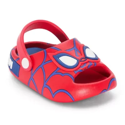 Disney Collection Boys Spiderman Slide Sandals