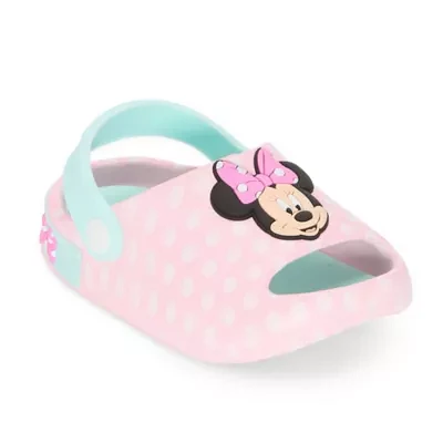 Disney Collection Girls Minnie Mouse Slide Sandals