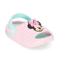 Disney Collection Girls Minnie Mouse Slide Sandals