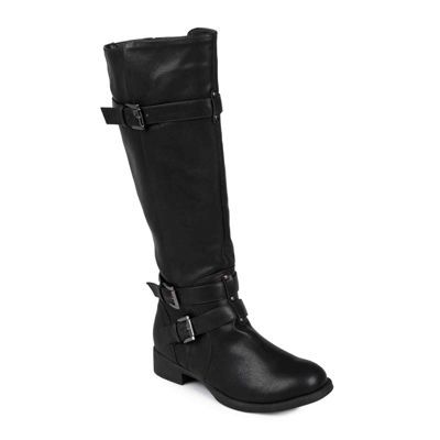 Journee Collection Womens Bite Wide Calf Tall Boots