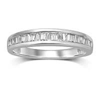 Womens 1/ CT. T.W. Genuine White Diamond 10K Gold Wedding Band