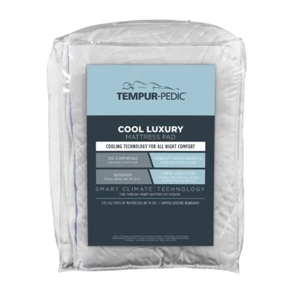 Tempur-Pedic Cool Luxury Waterproof Deep Pocket Mattress Pad