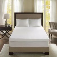 Sleep Philosophy 4" Gel Memory Foam with 3M Cover Mattress Topper