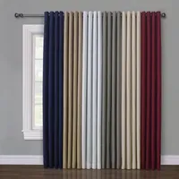 Max Blackout Mystique 100% Grommet Top Single Curtain Panel