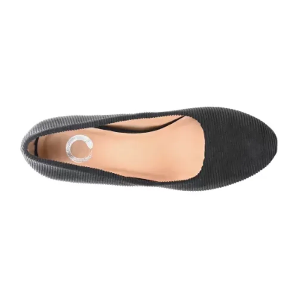 Journee Collection Womens Fai Block Heel Pumps
