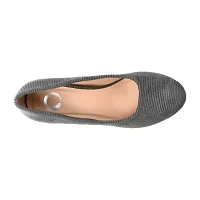 Journee Collection Womens Fai Closed Toe Block Heel Pumps