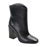 Journee Collection Womens Brekinn Stacked Heel Booties