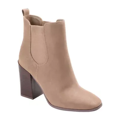 Journee Collection Womens Maxxie Stacked Heel Booties