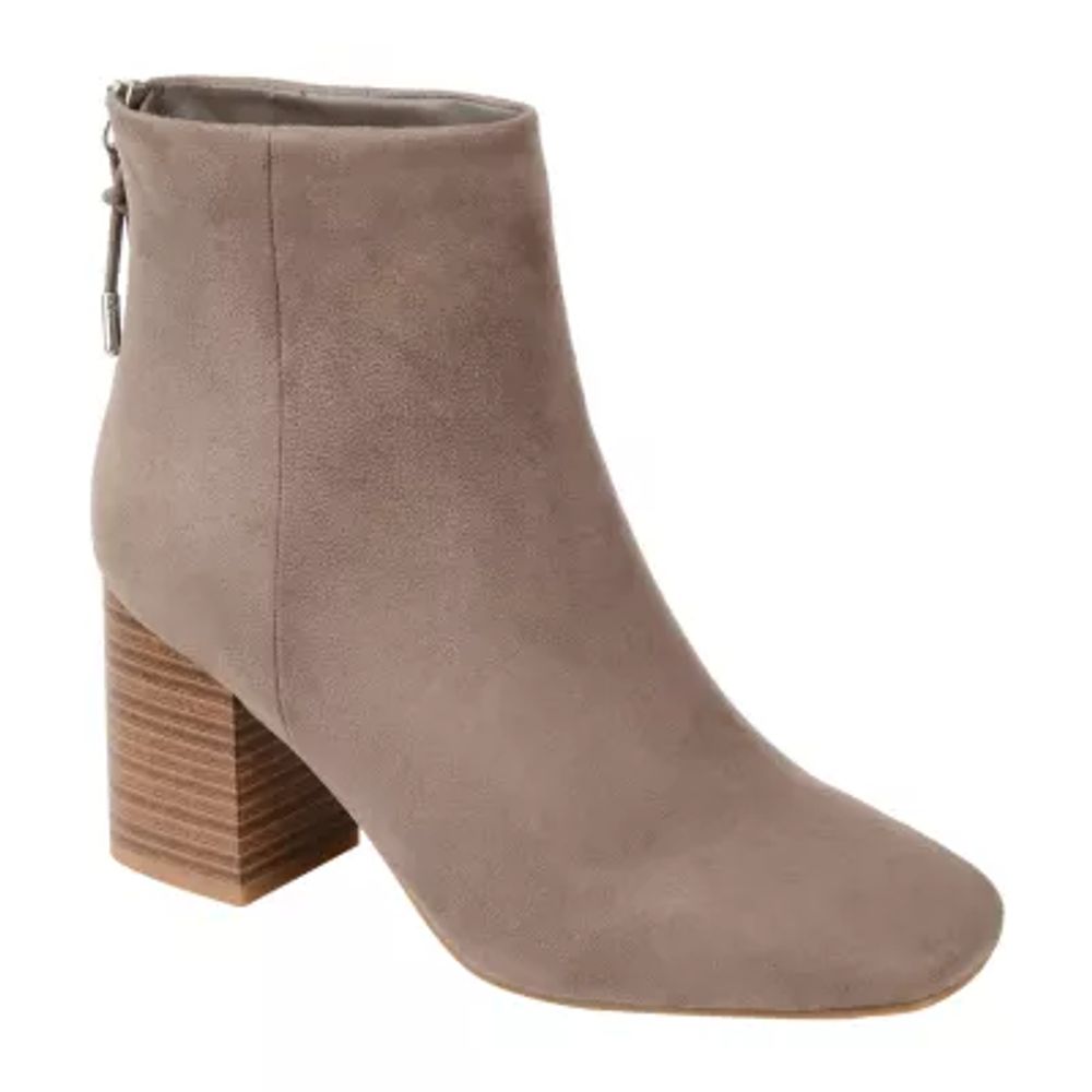 Journee Collection Womens Audrina Stacked Heel Booties