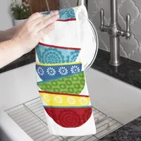 T-Fal Print Dual Dish Stack 2-pc. Kitchen Towel