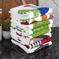 T-Fal Print Dual Dish Stack 2-pc. Kitchen Towel