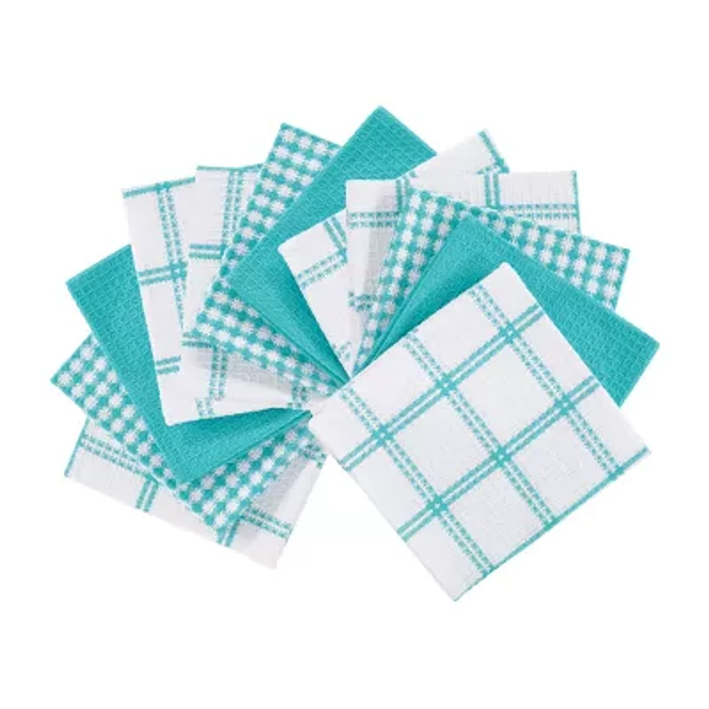 T-Fal Waffle Breeze 12-pc. Dish Cloth Set