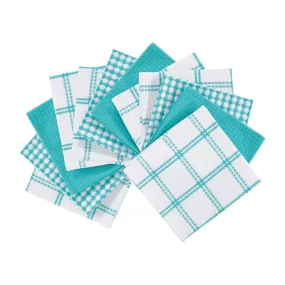 T-Fal Waffle Breeze 12-pc. Dish Cloth Set