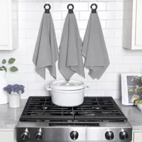 Ritz Hook Hang Titanium 2-pc. Kitchen Towel