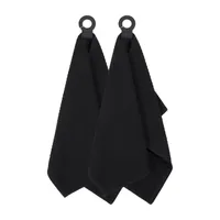 Ritz Hook Hang  Black 2-pc. Kitchen Towel