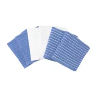 Ritz Stripe Bar Mop Cloth Light 6-pc. Dish Cloths