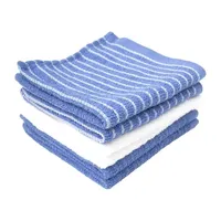 Ritz Stripe Bar Mop Cloth Light 6-pc. Dish Cloths