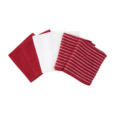 Ritz Stripe Bar Mop Cloth 6-pc. Dish Cloths