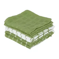 Ritz Terry Check Dc Cactus 6-pc. Dish Cloths