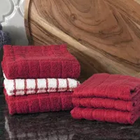 Ritz Terry Dc Set Paprika 6-pc. Towels + Dish Cloths