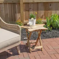 Bayou Folding Patio Side Table