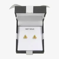 14K Gold 4mm Ball Stud Earrings