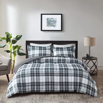 Madison Park Essentials Hartford Plaid Down-Alternative Comforter Set