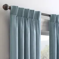 Waverly Serendipity -Pleat Light-Filtering Pinch Pleat Single Curtain Panel