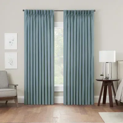 Waverly Serendipity 10-Pleat Light-Filtering Pinch Pleat Single Curtain Panel