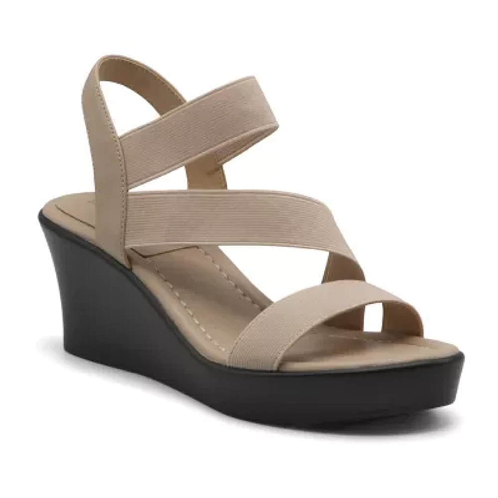 Style Charles Womens Classic Wedge Sandals