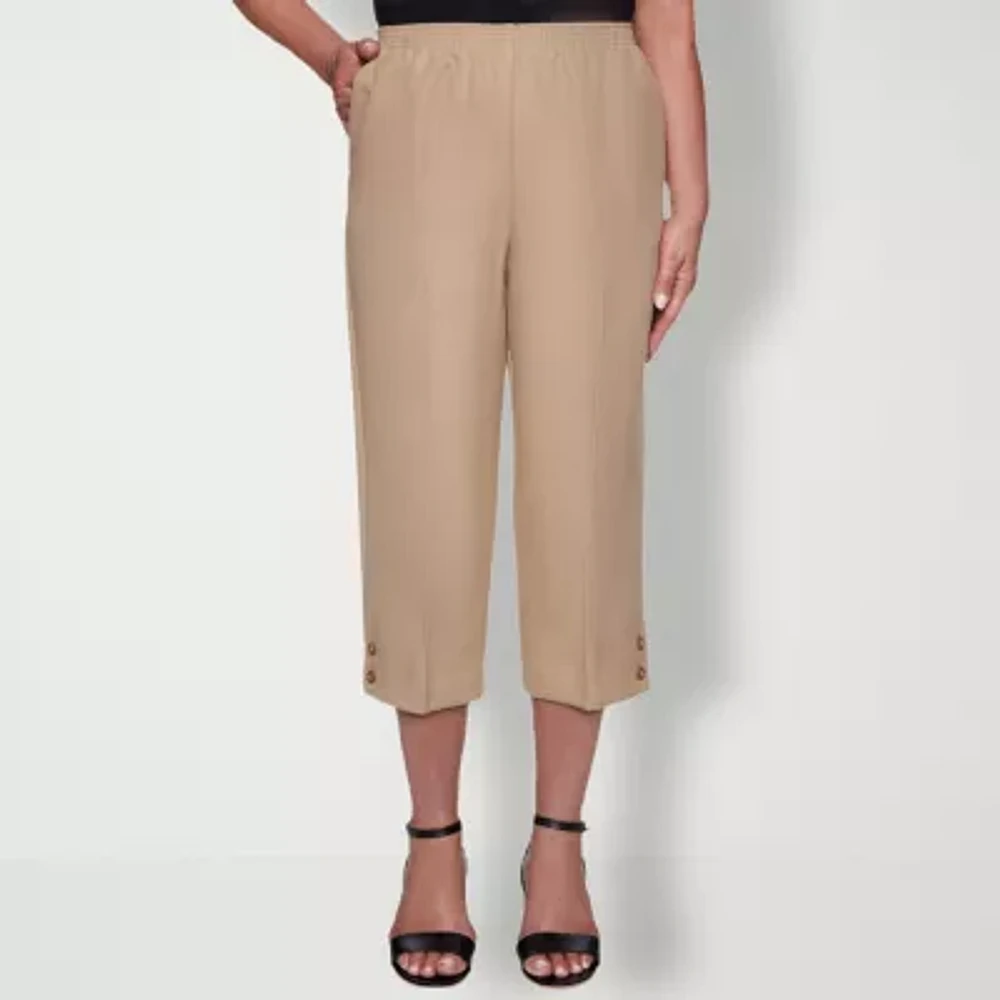 Alfred Dunner Classics Mid Rise Capri Pants