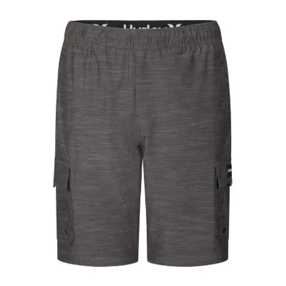 Hurley Big Boys Stretch Fabric Pull-On Cargo Hybrid Short