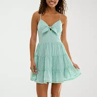 Trixxi Womens Fit + Flare Dress Juniors