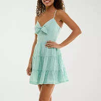 Trixxi Womens Fit + Flare Dress Juniors