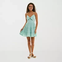Trixxi Womens Fit + Flare Dress Juniors