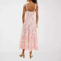 Trixxi Womens Floral Maxi Dress Juniors