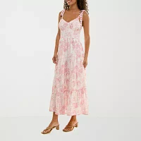 Trixxi Womens Floral Maxi Dress Juniors