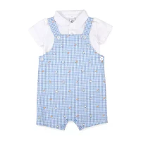 Baby Essentials Boys 2-pc. Shortall Set