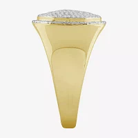 Mens CT. T.W. Natural Diamond 10K Gold Fashion Ring
