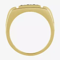 Mens 1/ CT. T.W. Natural Black Diamond 10K Gold Fashion Ring