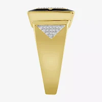 Mens CT. T.W. Natural Diamond 10K Gold Fashion Ring