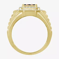 Mens / CT. T.W. Natural Brown Diamond 10K Gold Fashion Ring