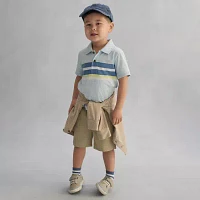 Okie Dokie Toddler & Little Boys Short Sleeve Polo Shirt