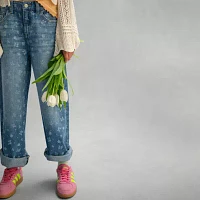 Thereabouts Little & Big Girls Wide Leg Jean